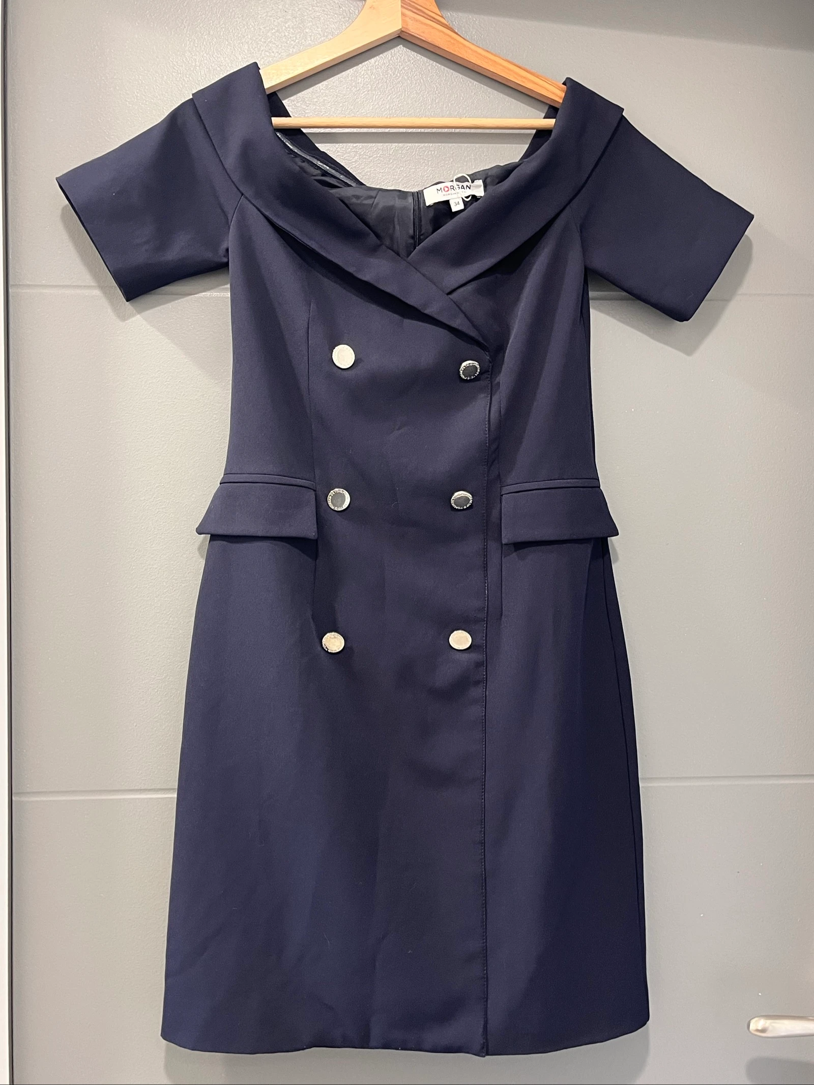 Robe Marine col bardot Morgan / 181-RILA.F T34